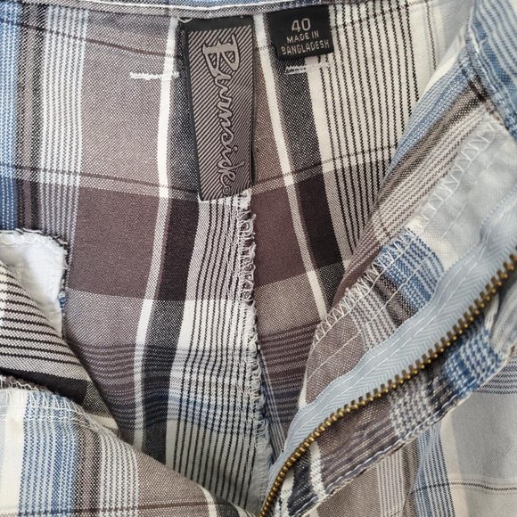 Mens plaid shorts Burnside Size 40 - Picture 2 of 4